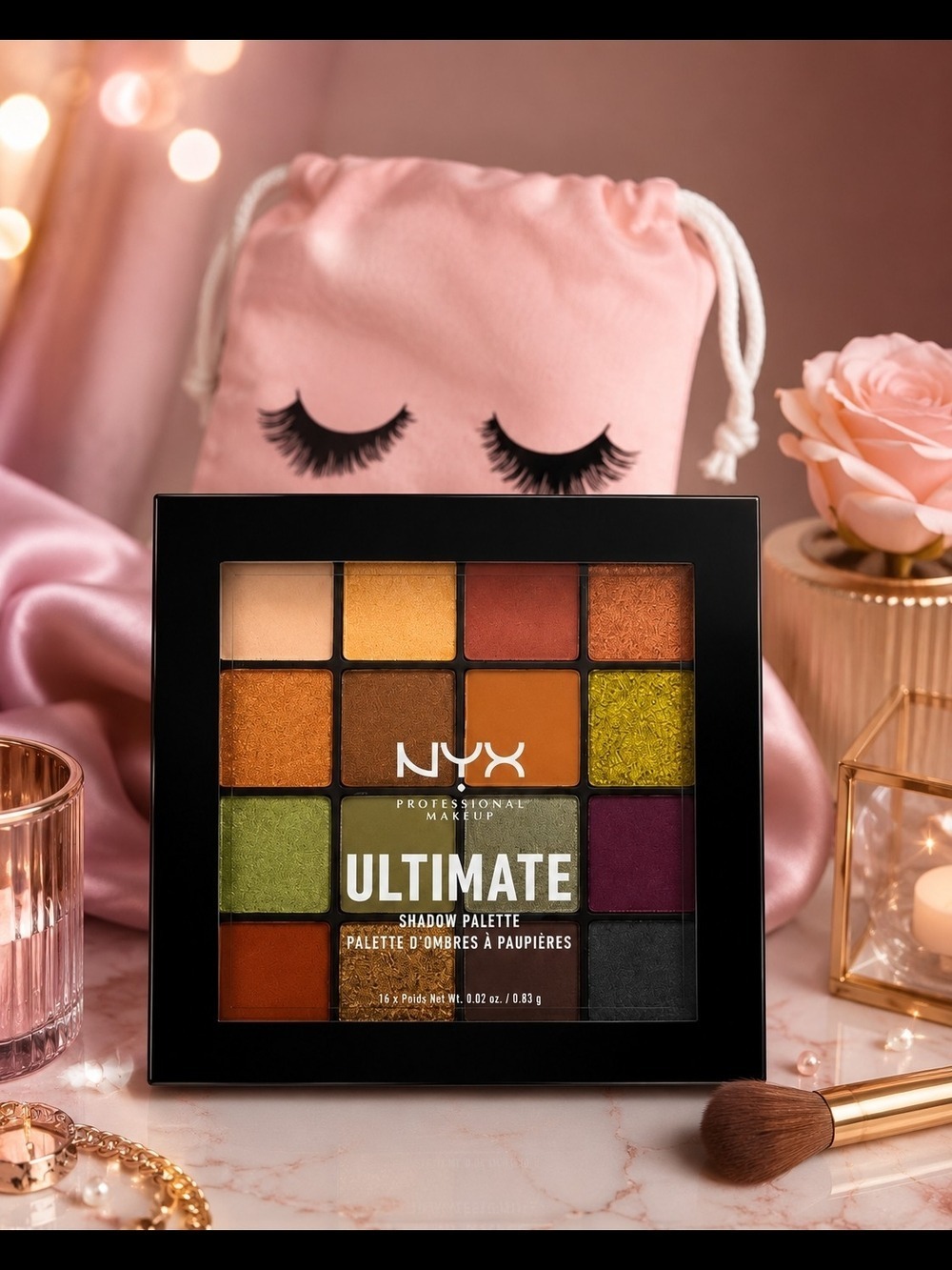 NYX Ultimate Eyeshadow Palette Warm Bold Shades